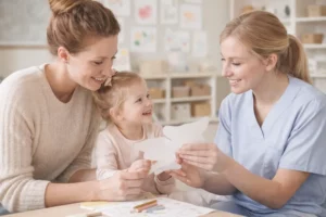 Enfants jouant en crèche