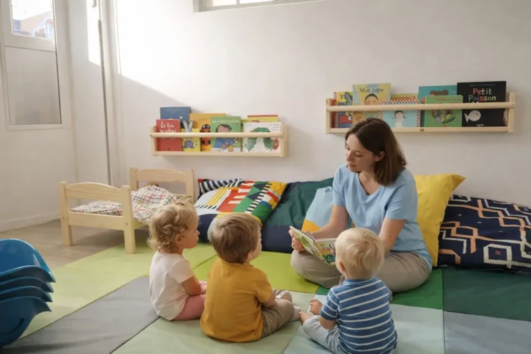Coin lecture de la crèche de Bry-sur-Marne centre-ville
