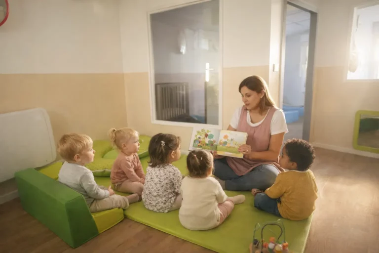 Crèche de Villiers-sur-Marne coin lecture