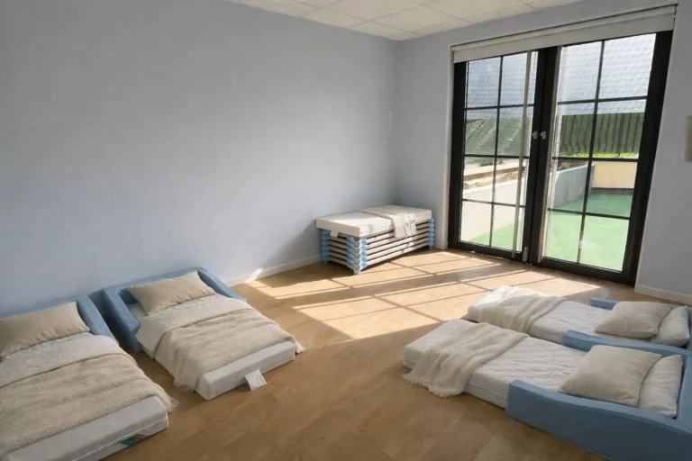 Crèche de Villiers-sur-Marne salle de sieste