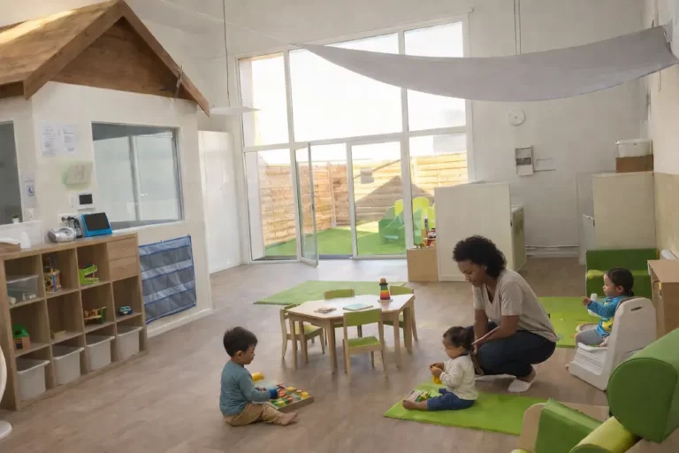 Salle de vie de la crèche bulles de crèches de Brunoy (91800)