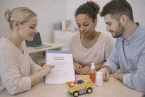 PAI en crèche - signature par les parents