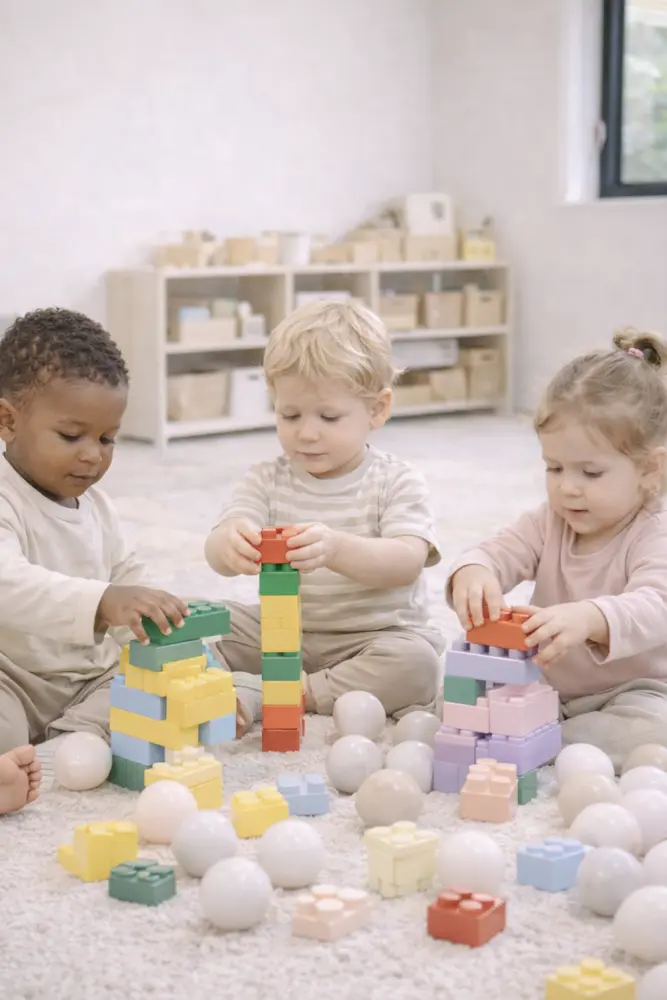 libre acces aux jeux - lego enfant crèche