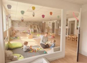 Crèche d'Orsay Guichet - Salle de vie