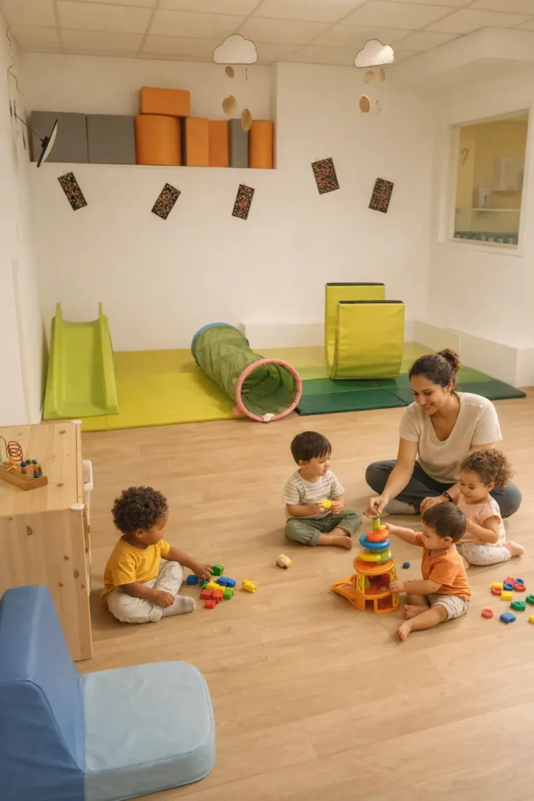 Salle de vie crèche de la queue-en-brie 1