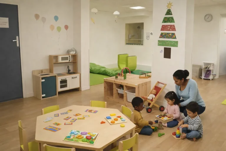 Salle de vie crèche de la queue-en-brie 2